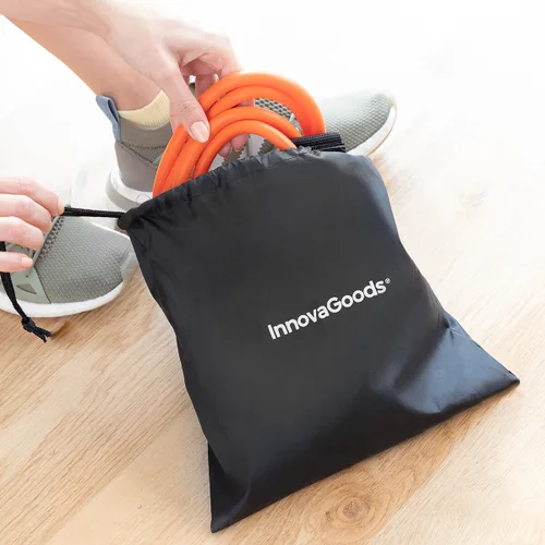 Vista 7 de Cinturón con Bandas de Resistencia para Glúteos y Guía de Ejercicios Bootrainer InnovaGoods