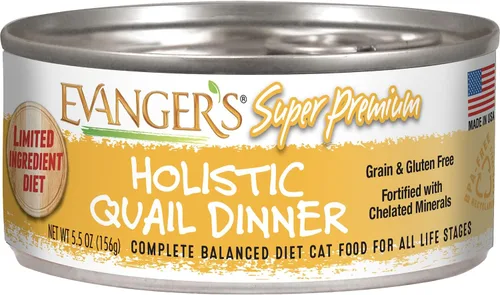 Vista 7 de Evanger's Super Premium Duck Dinner para gatos, latas de 24 x 5.5 onzas