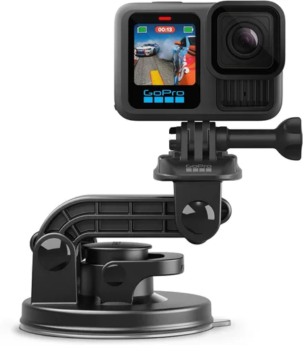 Vista 5 de Soporte de ventosa para GoPro (soporte oficial GoPro), Negro