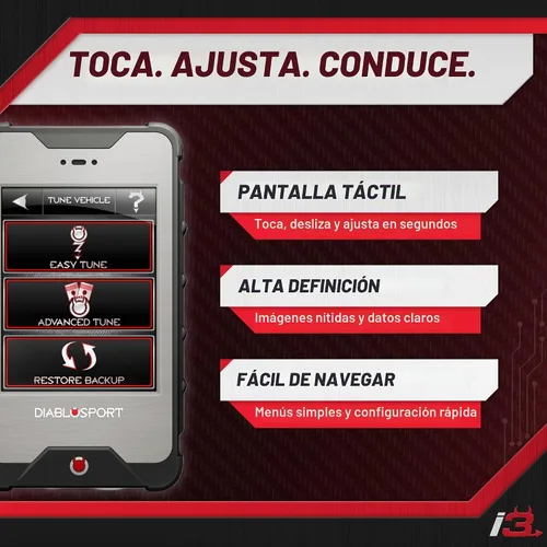 Vista 4 de Diablosport 8345 Intune i3 Plat Programador de Rendimiento con PCM Swap Fits 2004-2014 Ram 1500, Charger, and 300 with 5.7L, 6.1L, or 6.4L HEMI V8
