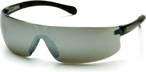 Vista 12 de Pyramex Provoq Safety Eyewear Blue Mirror Lens Black Temples