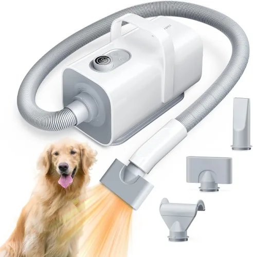 Vista 11 de HomeRunPet Secador para gatos, caja automática y silenciosa de 360° eficiente con control inteligente de temperatura, ideal para perros pequeños