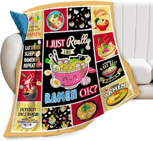 Vista 69 de SweetFox Manta de aguacate, divertida y bonita manta de decoración de aguacate, regalos para niñas y niños amantes, súper cálida, suave, ligera