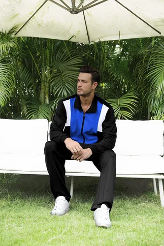 Vista 5 de Men's Sports Tracksuit Sets Casual Full Zip Jogging Sweat Suits Men 2 Piece Set