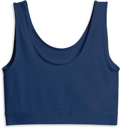 Vista 2 de TomboyX Brasier de compresión, alternativa a la carpeta de pecho, cobertura completa inalámbrica, soporte medio, brasier deportivo deportivo, (XS-6X)