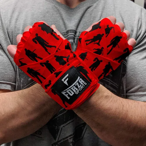 Vista 41 de Forza Sports Vendas de boxeo y MMA estilo mexicano de 180" Concientización sobre el autismo Azul