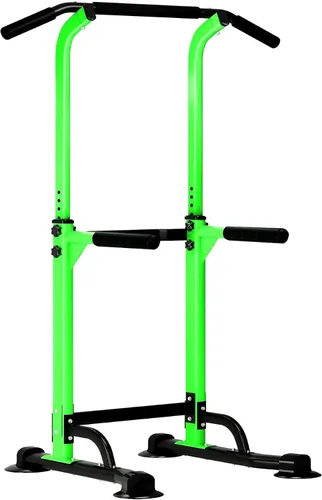 Vista 14 de DlandHome Power Tower Pull Up Bar Dip Station,Adjustable Height Dip Stand Multi-Function Fitness Equipment for Strength Training Home Gym,Stable