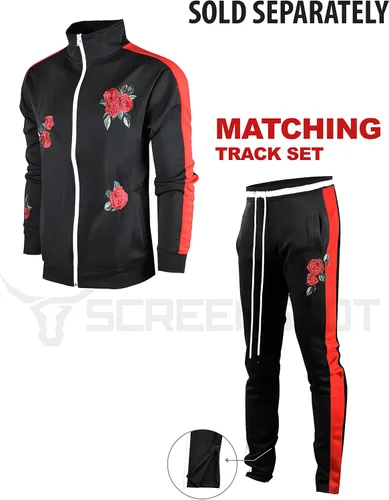 Vista 6 de Screenshot - Pantalones deportivos con cinta lateral estilo Hip Hop, ajuste ceñido, para hombre