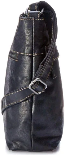 Vista 2 de Voyager - Bolso cruzado con cremallera #7832, Negro -, Voyager 7832