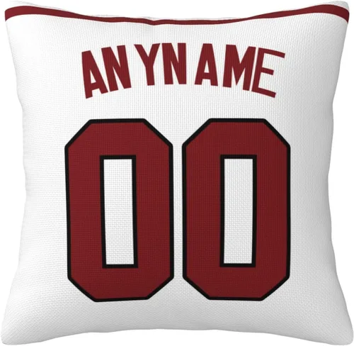Vista 2 de Fundas de almohada de fútbol – Fundas de almohada personalizadas con cualquier nombre y número, regalo personalizado para hombres, mujeres y niños