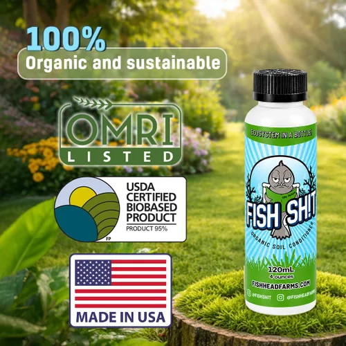 Vista 7 de Fish Head Farms - Acondicionador de suelo orgánico para mejorar el rendimiento y el sabor. Mejora la eficiencia del fertilizante. Útil tanto