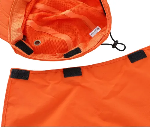 Vista 6 de Connectyle Gorra de protección solar UV para hombre, gorra de senderismo con solapa para el cuello, sombrero de pesca