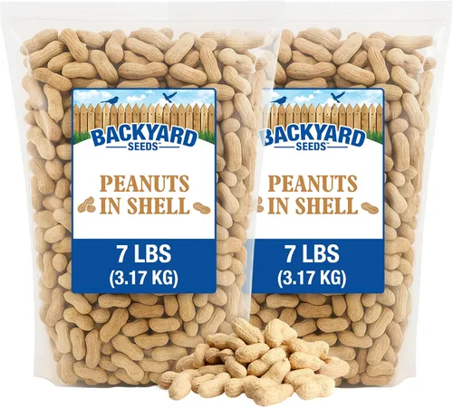 Vista 9 de CountryMax Backyard Seeds - Cacahuetes crudos de 5 libras para vida