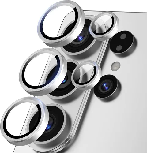 Vista 21 de Protector de lente de cámara para iPhone 17/16/16 Plus, Vidrio templado de metal Cubierta individual de lente de cámara [Anti-caída] Compatible