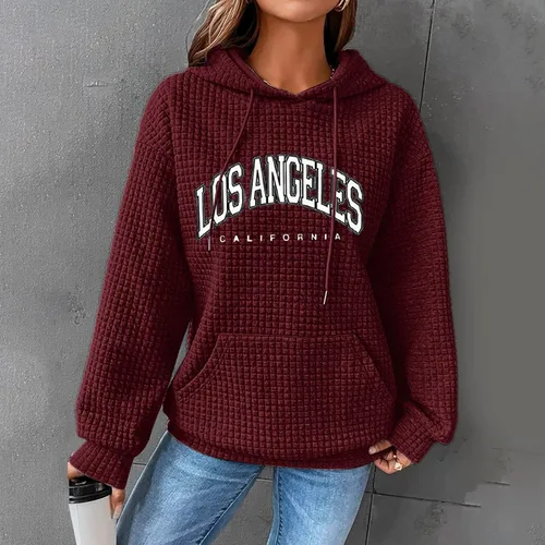 Vista 3 de Women's Tops,Women's Hoodies Oversize Sweatshirts Long Sleeve Pullover Tops Fall Winter Clothes with Pockets