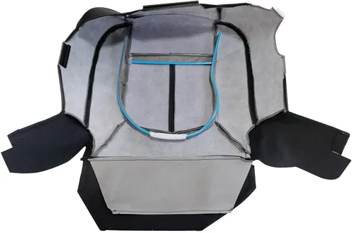 Vista 7 de Priprilod Funda de Asiento de Reemplazo de Cuero Negro Perforado para el Lado del Conductor Compatible con Ford F250 F350 F450 F550 Lariat 2011 2012