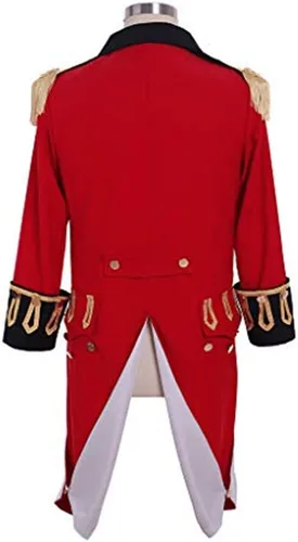 Vista 3 de Turn Washington Spies Major John Andre Chaqueta Cosplay Traje Chaqueta Hombre Uniforme Militar