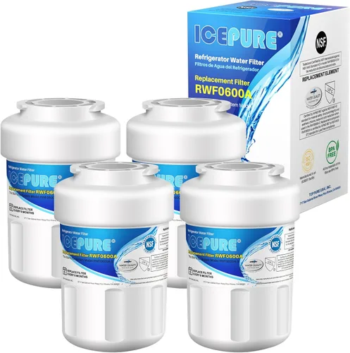 Vista 15 de ICEPURE Alkaline RWF0600A-AL Filtro de agua para refrigerador, reemplazo para GE MWF, MWFA, MWFINT, MWFP, GWF, 46-9991, Kenmore® 9991, WFC1201