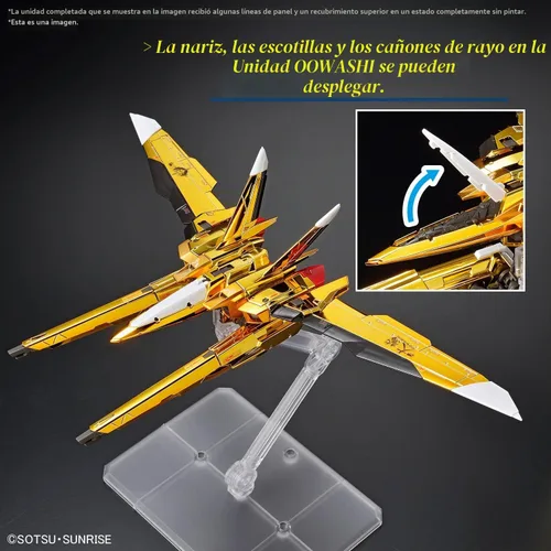 Vista 5 de Bandai Hobby - Mobile Suit Gundam Seed Destiny - #41 Akatsuki Gundam Oowashi Unit RG 1/144 Kit