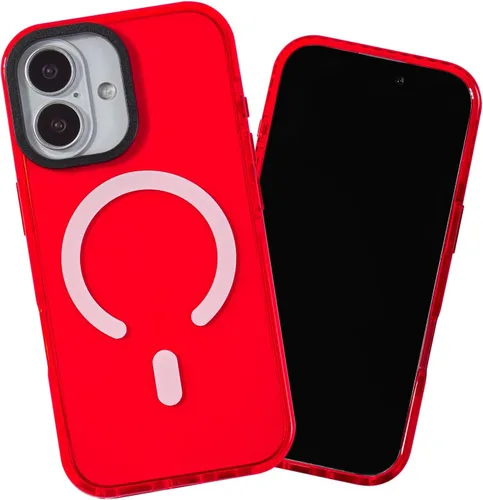 Vista 7 de SteepLab Funda de barrera para iPhone 13, protección de 360 grados que absorbe impactos con bisel elevado y colores llamativos (cielo azul brillante)