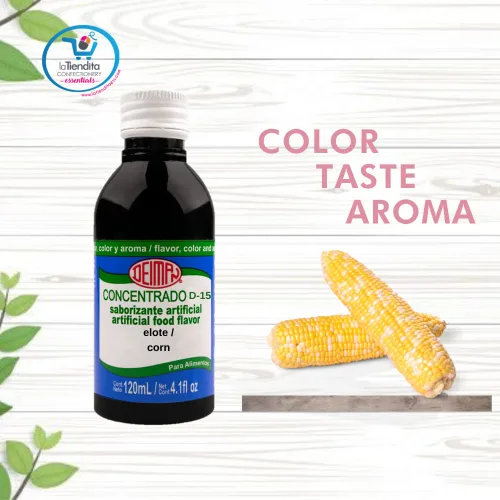 Vista 2 de Deiman Concentrado de maíz aromatizante artificial D-15 4 fl oz
