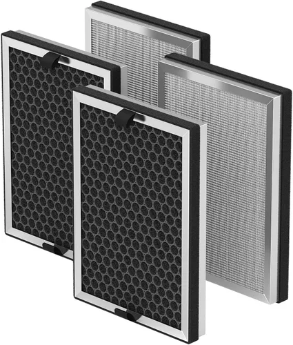 Vista 7 de Filtro de repuesto JF260 compatible con purificador de aire JF260, 3 en 1 True HEPA H13 con filtro de carbón activado, número de pieza JF260-RF