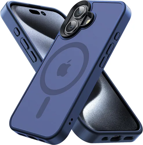 Vista 31 de Funda para iPhone 11, funda magnética con función atril [protección de grado militar] y [compatible con MagSafe], funda protectora delgada