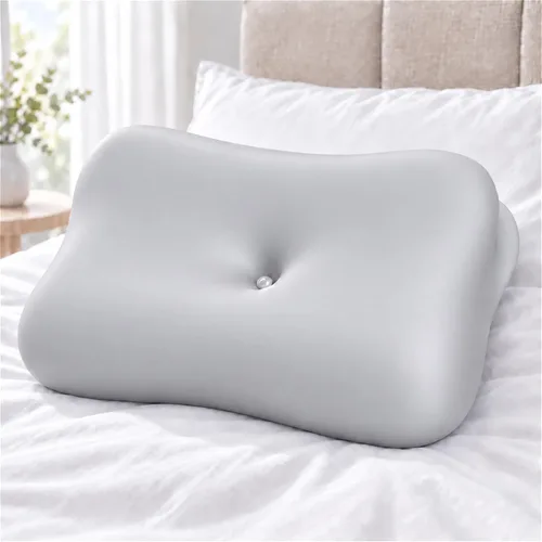Vista 8 de Almohada cervical para aliviar el dolor de cuello, almohada cervical de espuma viscoelástica para dormir, almohada ergonómica para dormir de lado