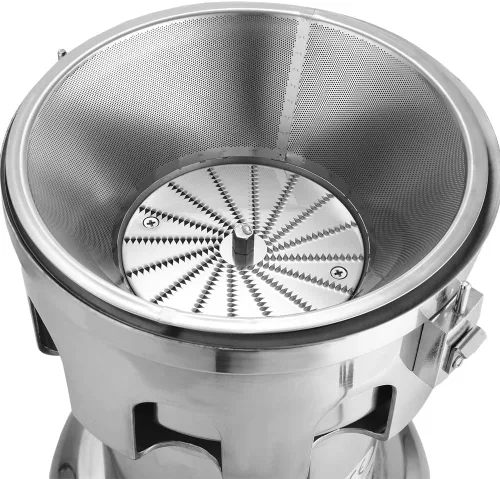 Vista 5 de Máquina del exprimidor, fabricante de jugo de frutas y verduras, extractor comercial del jugo de acero inoxidable resistente 110V 370W