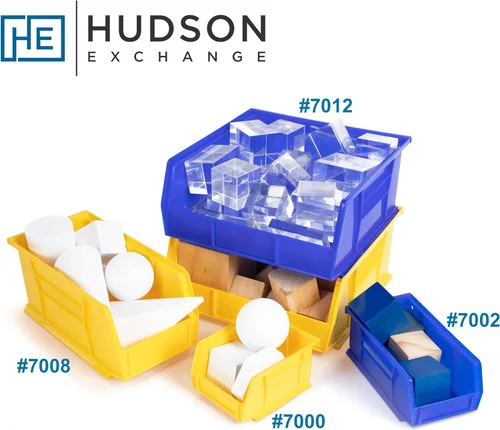 Vista 3 de Hudson Exchange Contenedor de Almacenamiento de Plástico Apilable y Contenedor Colgante de 11" x 5-1/2" x 5" (Negro, 1 Paquete)