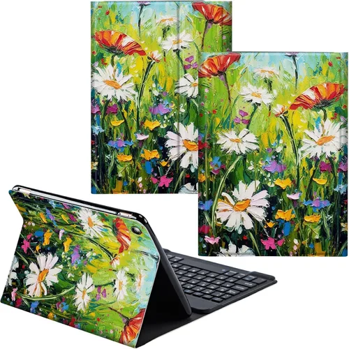 Vista 23 de Funda para Samsung Galaxy Tab S6 Lite 2022/2020 Teclado Inalámbrico Desmontable y Cubierta De Soporte De Cuero PU Funda Protectora Para Samsung