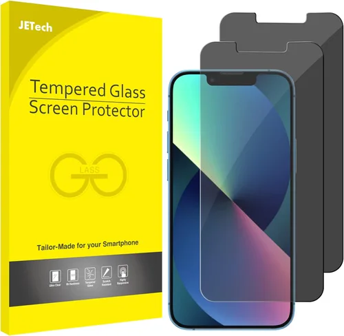 Vista 14 de JETech Protector de pantalla de privacidad para iPhone SE 3 (3ª edición 2022) de 4.7 pulgadas, película de vidrio templado antiespía, compatible