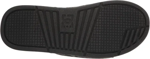 Vista 4 de DC Sandalia de lona para hombre, Negro