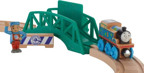 Vista 4 de Thomas & Friends Juego de construcción de madera, 5 en 1