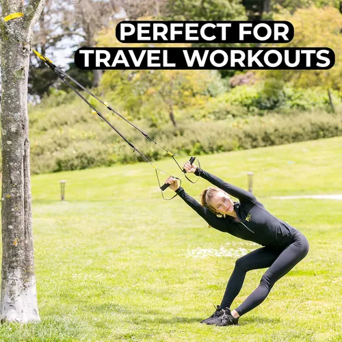 Vista 8 de TRX GO Entrenador de Suspensión, Gimnasio Portátil en Casa, Para Entrenamiento de Fuerza, Equipo de Ejercicio de Cuerpo Completo