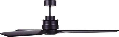 Vista 5 de Lucci Air 210508010 Akmani DC Ventilador de techo, negro Akmani - Ventilador CC de 60 pulgadas, color negro con cuchillas de madera negra