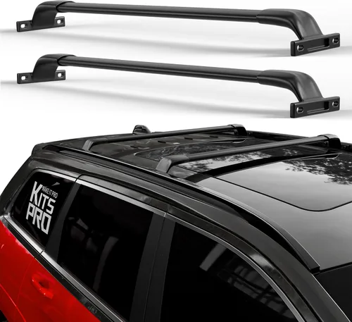 Vista 10 de KitsPro Barras transversales para portaequipajes de techo de 260 libras para Jeep Wrangler 2007-2026 y Gladiator 2020-2026 - Barras transversales