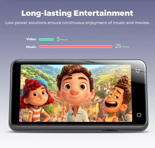 Vista 8 de Innioasis Reproductor MP3 de 32 GB para niños con Bluetooth, WiFi y pantalla táctil de 4 pulgadas, reproductor MP4 Android precargado con Spotify