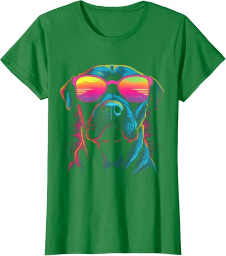 Vista 33 de Pit Bull Mom Dog Lover Colorido Artistic Pitbull Owner - Camiseta para mujer, Negro