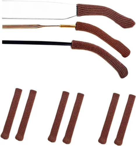 Vista 9 de DECKER Antideslizante Gafas Elásticas Temple Tips 3 Pares de Tejer Gafas Suave Cojín de Oído Puños Puntas de Gafas Manga de Oído Calcetín