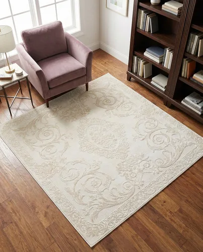 Vista 25 de Rugs.com Alfombra de la colección Finsbury, alfombra mediana de 2 x 3 pies, color beige, perfecta para salas de estar, comedores grandes, planos