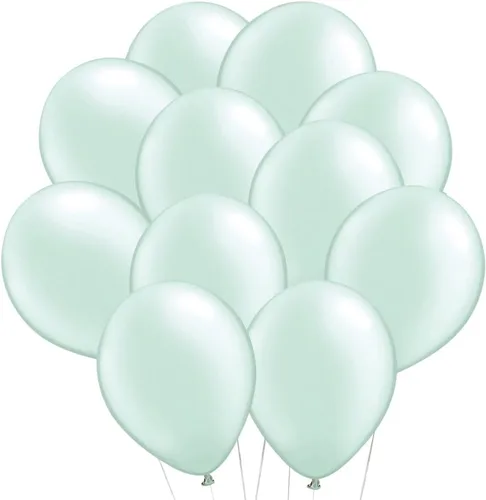 Vista 8 de Pioneer Balloon Company, globos de látex, 25 unidades, Diamante Transparente