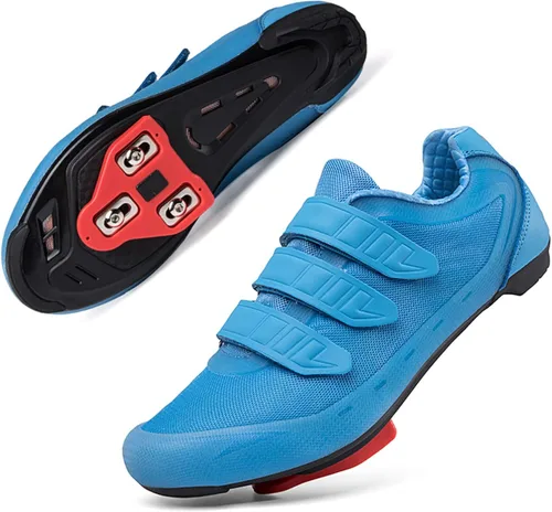 Vista 7 de Mens Womens Indoor Cycling Shoes Compatible with Peloton Bike Shoes Cycling Shoes with Delta Cleats Clip Outdoor Pedal SPD Road Bike Shoes