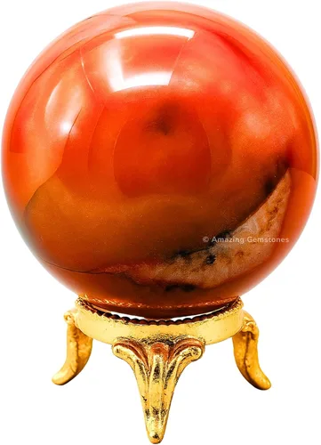Vista 66 de Amazing Gemstone Bola de cristal de Amazonita con soporte, bolas de meditación de esfera de cristal de 2 pulgadas para brujería y bolas decorativas