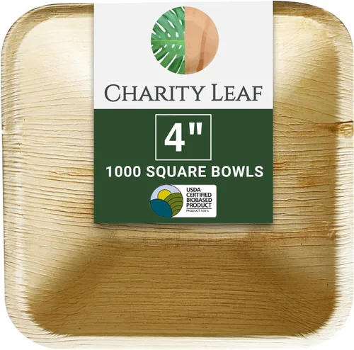 Vista 16 de Cuenco redondo desechable de bambú de 4 pulgadas (50 piezas) Bambú Todo natural y biodegradable Tablas de embutidos, barbacoas y fiestas