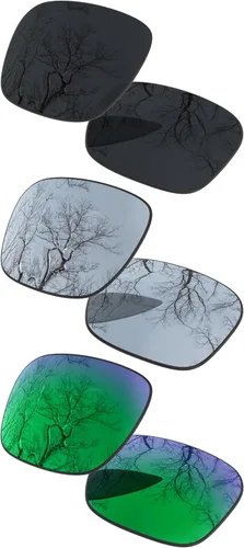 Vista 7 de ToughAsNails Set of 3 Polarized Replacement Lenses for Oakley Fuel Cell OO9096 Pack