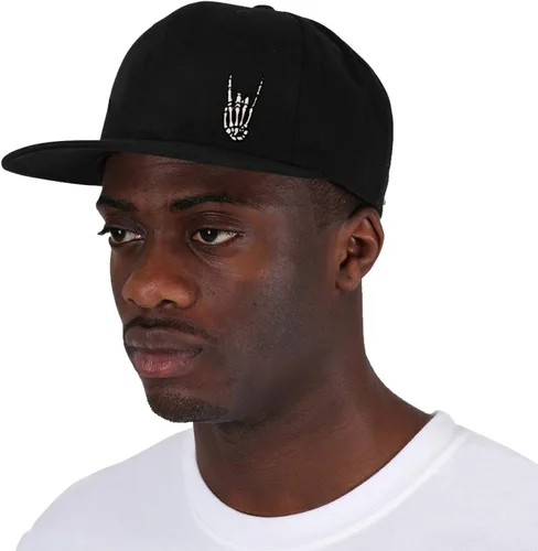Vista 3 de Sombreros Snapback para hombre sombreros de calavera para hombres mochila a presión sombrero Snapback sombrero Rock N Roll Skeleton Hand Unisex Cool