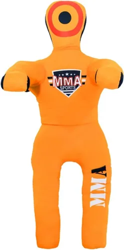 Vista 22 de Muñeco Infantil de Grappling de Pie - Sin Relleno – Muñeco de Entrenamiento para Lucha, Jiu-Jitsu, Artes Marciales Mixtas con Brazos y Piernas Negro