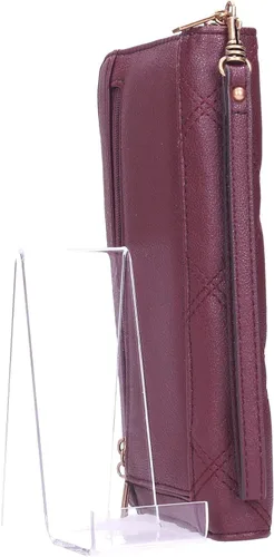 Vista 5 de Guess Women's Wallets Burgundy Swqb7870460, Burgundy Multi, Onesize