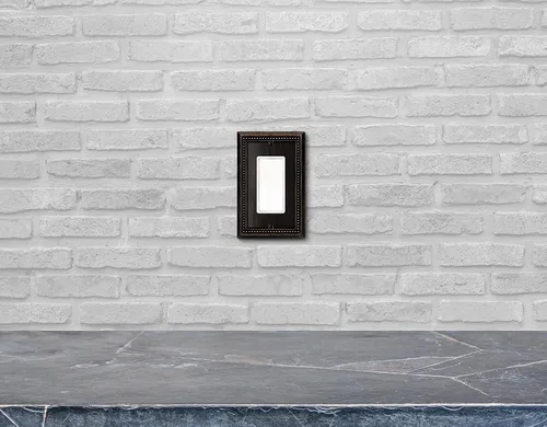 Vista 5 de Sunken Pearls Placa Decorativa de Pared de Servicio Pesado Placa de Interruptor Cubierta de Tomacorriente